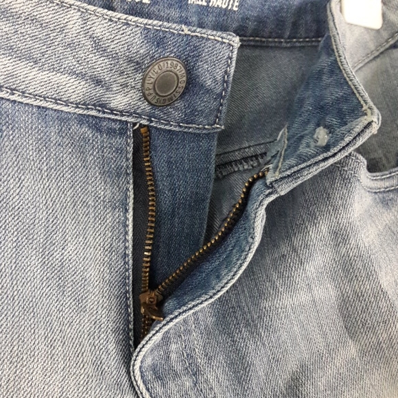 Mossimo High Rise Lace Trim Jean Shorts Daisy Duke - Picture 3 of 5